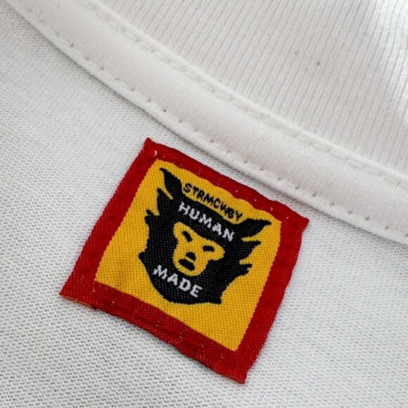 Human Made White Long Sleeves With Letter Lines And Heart Print - Picture 3 of 7